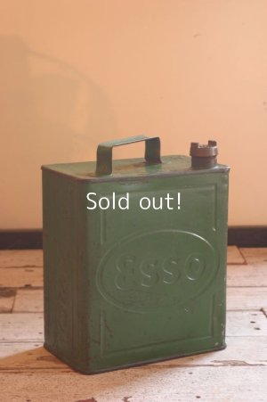 画像1: ESSO,vintage petoroleum,ビンテージエッソ携行缶　　　　　　　　　　　　　　　　　　　　　　　　　　　　