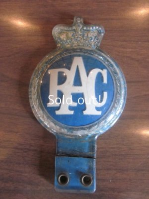 画像1: RACビンテージカーバッジ,Royal Automobile Club　　　　　　　　　　　　　　　　　　　　　　　　