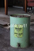 VALOR　DRUM　FOR　ESSO　BLUE　GALLONS　　バーラーエッソブルー5ガロン　ドラム缶 　　　　　　　　　　　　　　　　　　　　　　　　　　　　　　　　
