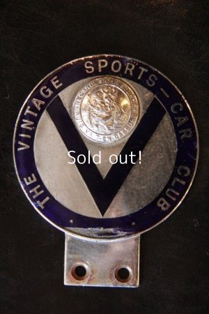 画像1: セント　クリストファー　Vintage car badge　”The Vintage Sports-Car Club”