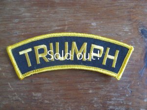 画像1: TRIUMPH   patch                    