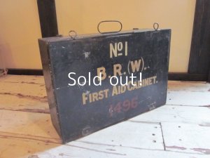 画像1: B.R.(W) Vintage　First Aid BOX,ビンテージ,救急箱　　　　　　　　　　　　　　　　　　　　　　　　　　