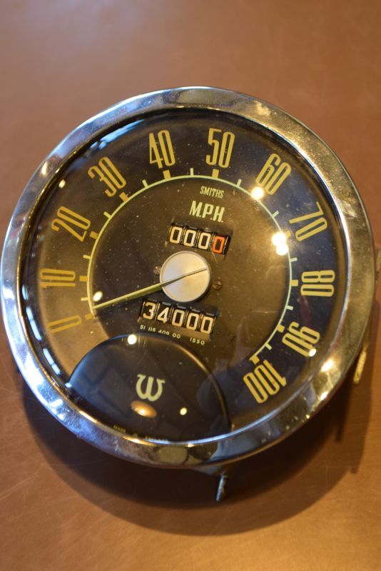 Smith Wolseley Speed 　Made in England スミス　ウーズレー　スピードメーター　速度計