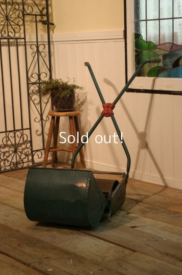 画像1: Sale!送料無料！イギリスアンティーク芝刈り機,