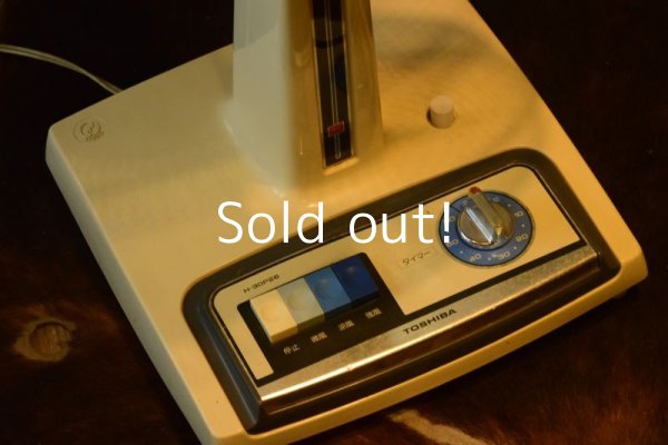 昭和レトロ 当時物 東芝 TOSHIBA 扇風機 ブルー H-30P40稼働品 TOSHIBA・東芝・レトロ扇風機・昭和レトロ家電・ロータリー