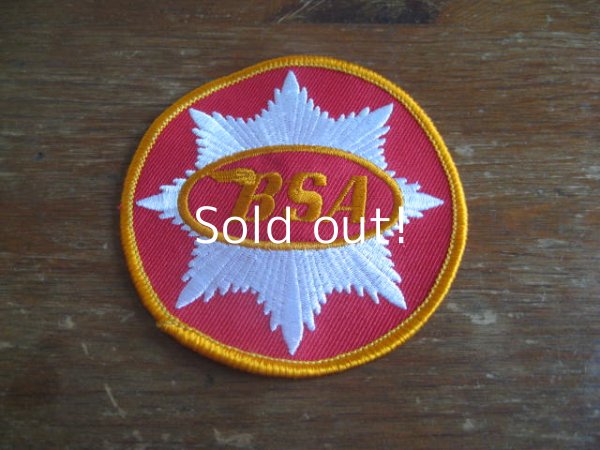 画像1: BSA   patch　　                   　　　　　　　　　　                 