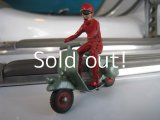 画像: Diecast Vespa with rider