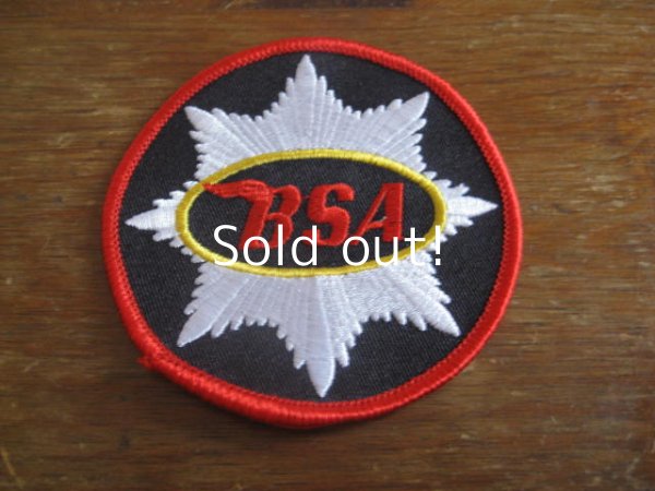 画像1: BSA   patch　　                   　　　　　　　　　　                 