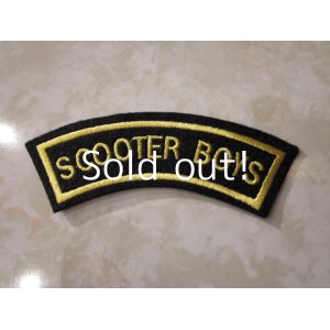 画像: SCOOTER BOYS  patch                              