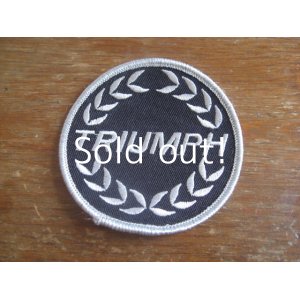 画像: TRIUMPH    patch　　                                     　　　　　　　　　　                 