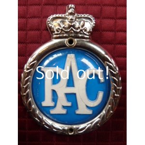 画像: RACビンテージカーバッジ,Royal Automobile Club　　　　　　　　　　　　　　　　　　　　　　　　　　　　　　