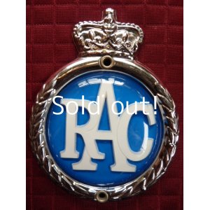 画像: RACビンテージカーバッジ,Royal Automobile Club　　　　　　　　　　　　　　　　　　　　　　　　　　　　　