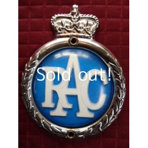 画像: RACビンテージカーバッジ,Royal Automobile Club　　　　　　　　　　　　　　　　　　　　　　　　　　　　