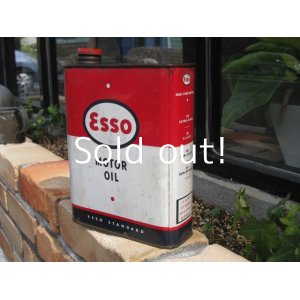 画像: Esso　Standard ビンテージオイル缶　　　　　　　　　　　　　　　　　　　　　　　　　　　　　　　　　　　　　　　