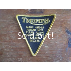 画像: TRIUMPH    patch　　                   　　　　　　　　　　                 