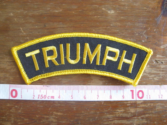 画像: TRIUMPH   patch                    