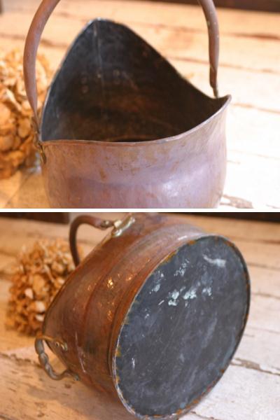 画像: antique  アンティーク　チャコールビン,炭入れ,暖炉、薪ストーブ