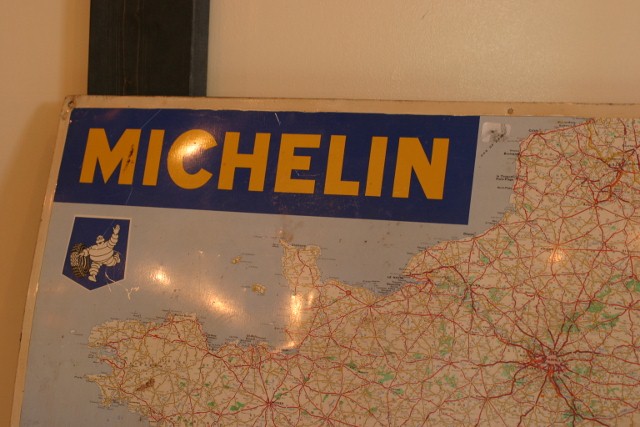 画像: Vintage,Michelin,1962年ミシュラン　ビンテージマップサイン　　　　　　　　　　　　　　　　　　　　　　　　　　　　　　　　　　　　　　