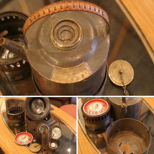 画像: antique,barner,Kettleアンティークバーナーセット,薬缶