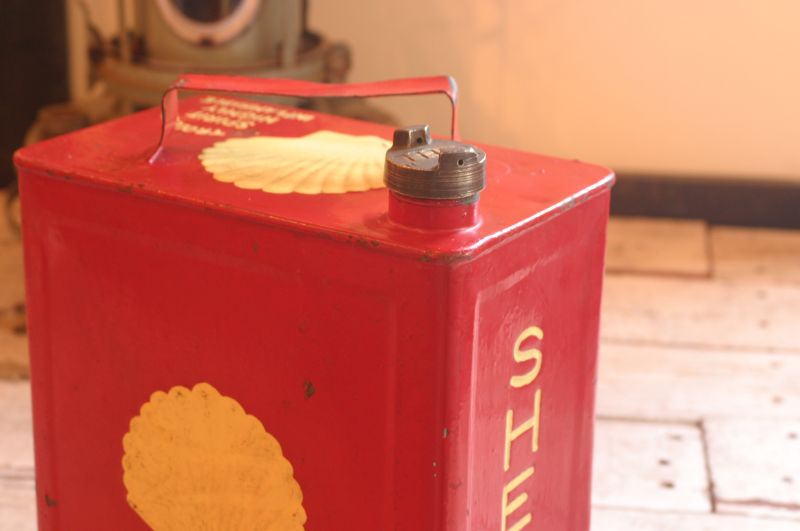 画像: SHELL,vintage petoroleum,ビンテージシェル携行缶　　　　　　　　　　　　　　　　　　　　　　　　　　　　