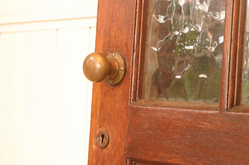 画像: イギリス、アンティーク木製ドア、ガレージ扉