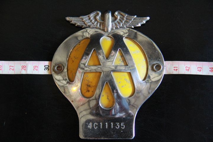 画像: 1962〜63　AAビンテージカーバッジ　ＡｕｔｏｍｏｂｉｌｅＡｓｓｏｃｉａｔｉｏｎ　　　　　　　　　　　　　　　　　　　