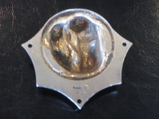 画像: セント　クリストファー　　Vintage car　badge sterling silver