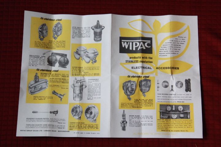 画像: 【WIPAC】,ワイパックビンテージフォグランプ，650　N.O.S