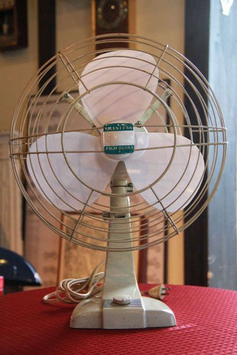 富士電機 FUJI SILENT FAN 扇風機,ビンテージ扇風機 - BURN-UPS!