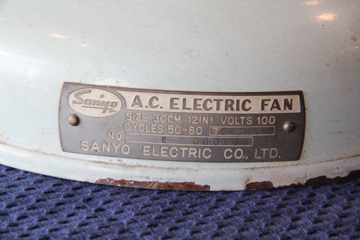 画像: sanyo electric サンヨーエレクトリック A.C electric fan　ビンテージ扇風機　レトロファン　