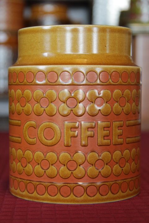 画像: HORNSEA（ホーンジー),【SAFFRON】,サフロン,コーヒーキャニスターM　1970年〜