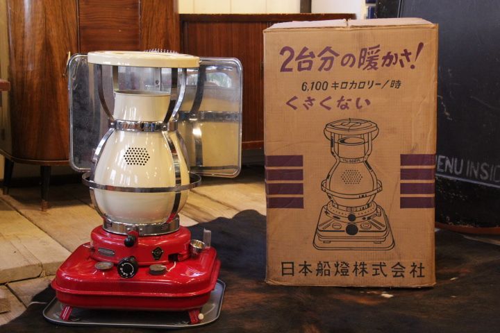 画像: ニッセンSS-1”改”,日本船燈,1970　元箱　反射版、マッチ入れ付き