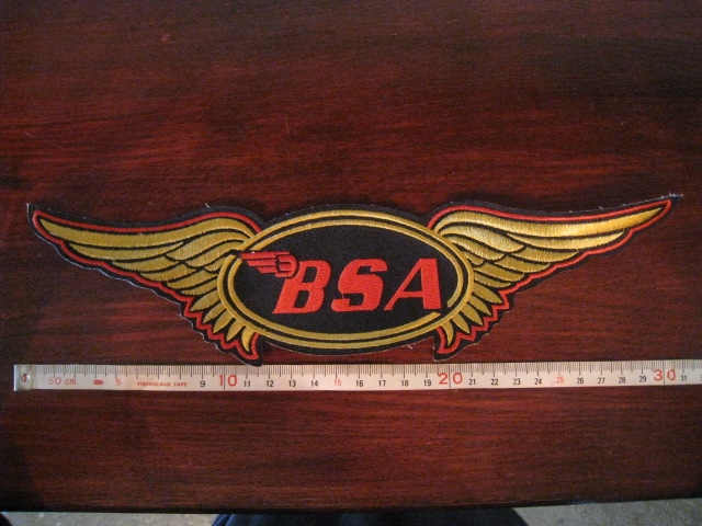 画像: BSA 　ワッペン(大)　 　　　　　　　　　　　                                     　　　　　　　　　　                 