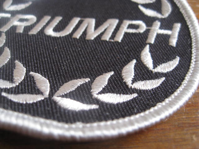 画像: TRIUMPH    patch　　                                     　　　　　　　　　　                 