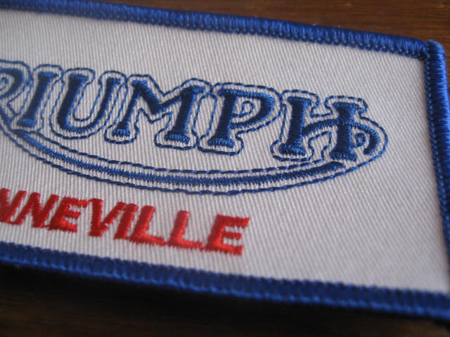 画像: TRIUMPH    patch　　                   　　　　　　　　　　                 