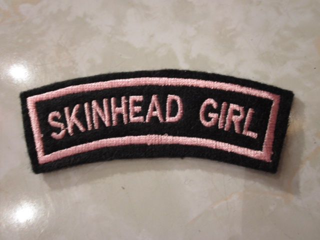画像: SKINHEAD GIRL  patch                              