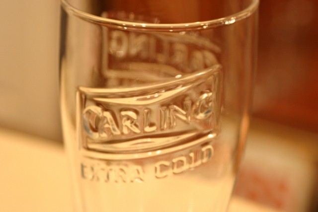 画像: CARLING　EXTRA COLD,サイダーパイントグラス