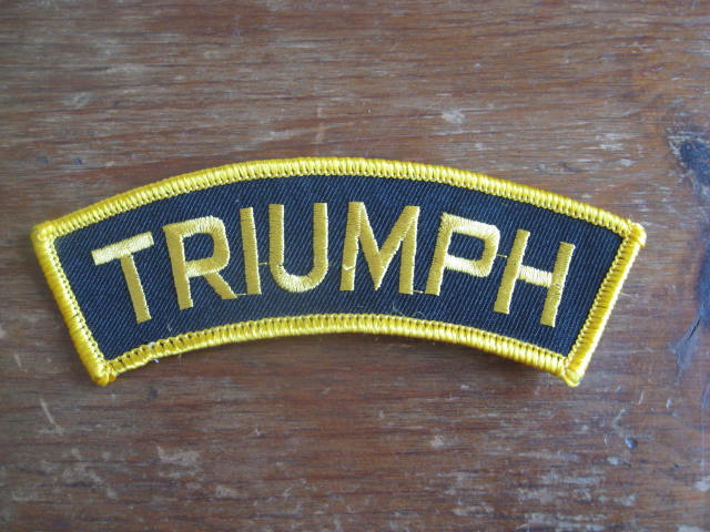 画像: TRIUMPH   patch                    