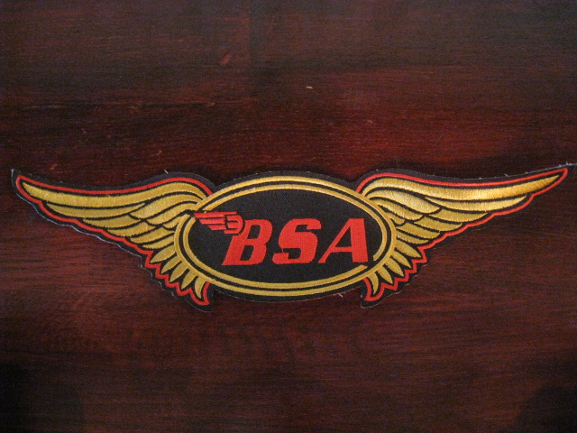 画像: BSA 　ワッペン(大)　 　　　　　　　　　　　                                     　　　　　　　　　　                 