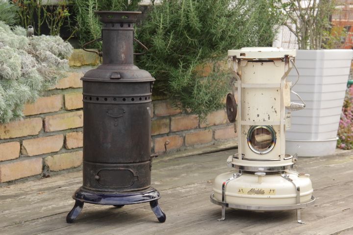 画像: 啓正式特許品製作所製造　家庭用木炭暖炉　薪ストーブ