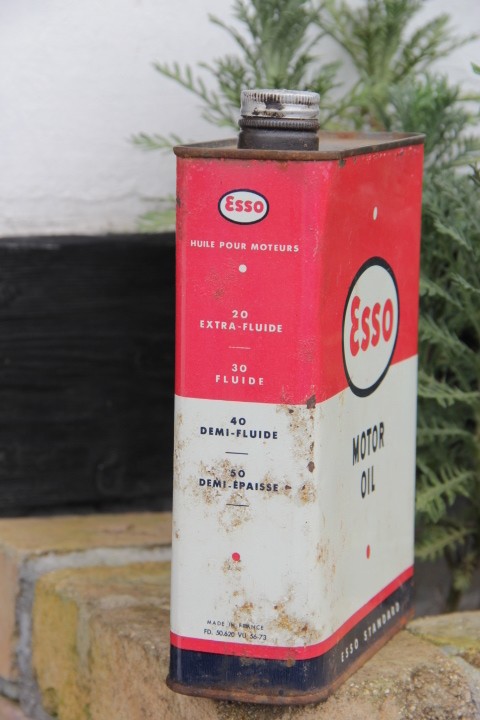 画像: Esso　standard  ビンテージオイル缶　　　　　　　　　　　　　　　　　　　　　　　　　　　　　　　　　　　　　　　