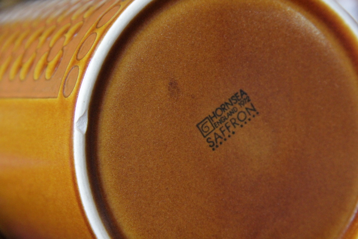 画像: HORNSEA社【SAFFRON】,サフロン　コーヒー/ティ－ポット　1972年