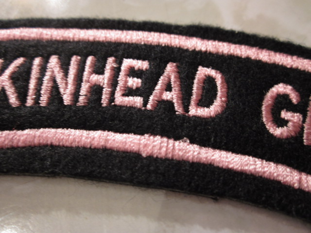 画像: SKINHEAD GIRL  patch                              