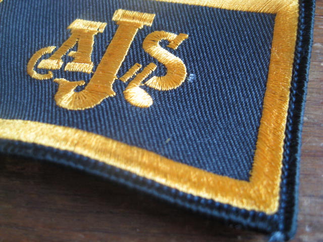 画像: AJS    patch　　                                     　　　　　　　　　　                 