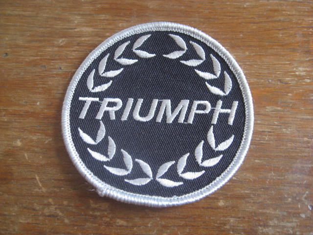 画像: TRIUMPH    patch　　                                     　　　　　　　　　　                 